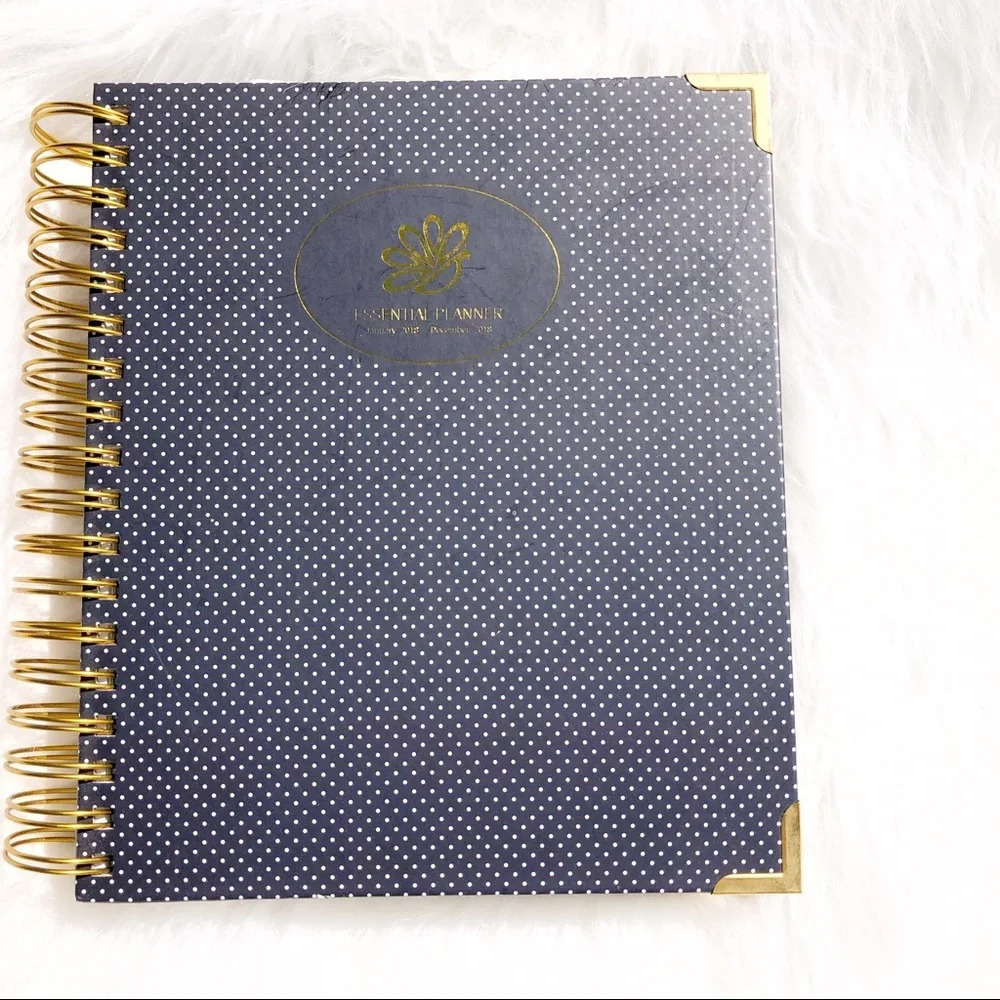 Peacock Paper large navy blue calendar planner